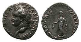 VESPASIAN. Uncertain Spanish mint. Denarius, (69-79 AD). AR Obv: Laureate head left Rev: Libertas standing left, holding pileus and vindicta. RIC II.1...