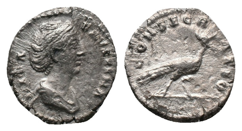 DIVA FAUSTINA I. Rome. Denarius. (138-141 AD). AR Obv: DIVA FAVSTINA. Bust of Fa...