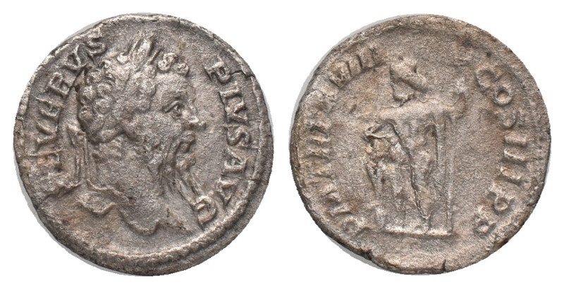 SEPTIMIUS SEVERUS Rome. Denarius. (193-211). AR.
Obv : SEVERVS PIVS AVG. Laurea...