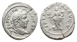 GETA Rome. Denarius. (209-211 AD) AR.
Obv: P SEPT GETA PIVS AVG BRIT. Laureate and bearded head right.
Rev: LIBERALITAS AVGV. Liberalitas standing l...