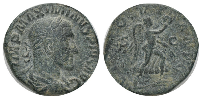 MAXIMINUS THRAX. Rome. Sestertius. (235-238 AD). AE Obv: IMP MAXIMINVS PIVS AVG....