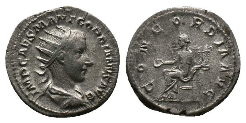 GORDIAN III. Rome. Antoninianus (238-244 AD). AR Obv: IMP CAES M ANT GORDIANVS A...