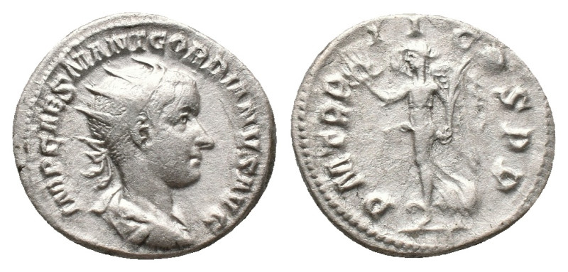 GORDIAN III. Rome. Antoninianus (238-244 AD). AR Obv: IMPCAESMANTGORDIANVSAVG - ...