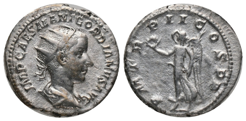 GORDIAN III. Rome. Antoninianus (238-244 AD). AR Obv: IMPCAESMANTGORDIANVSAVG - ...