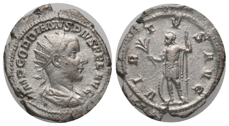 GORDIAN III. Rome. Antoninianus (238-244 AD). AR Obv:IMP CAES M ANT GORDIANVS PI...