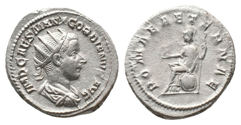 GORDIAN III. Rome. Antoninianus (238-244 AD). AR Obv: IMP CAES M ANT GORDIANVS A...