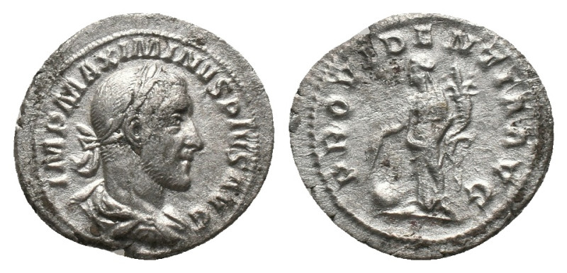 MAXIMINUS I. Rome, Denarius. (235-238 AD) AR Obv: MAXIMINVS PIVS AVG GERM, laure...