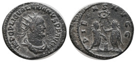 VALERIAN I, Samosata. Antoninianus (253-260 AD). Billon Obv: IMP C P LIC VALERIANVS AVG Radiate, draped and cuirassed bust of Valerian I to right. Rev...