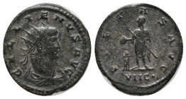 GALLIENUS. Antioch. Antoninianus. (253-268 AD). Billon Obv: GALLIENVS AVG. Radiate, draped and cuirassed bust right. Rev: PIETAS AVG / VIIC•. Gallienu...