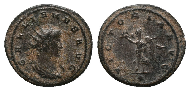 GALLIENUS. Antioch. Antoninianus. (253-268 AD). Billon Obv: GALLIENVS AVG Radiat...