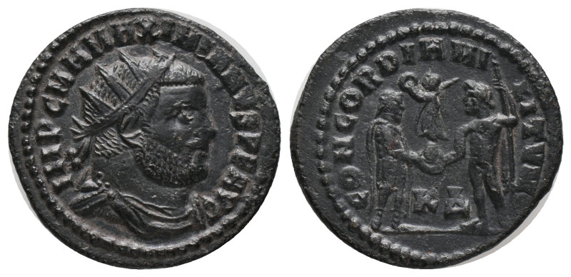 MAXIMIAN . Cyzicus. Antoninianus (286-310 AD). Billon Obv: IMP C M A MAXIMIANVS ...