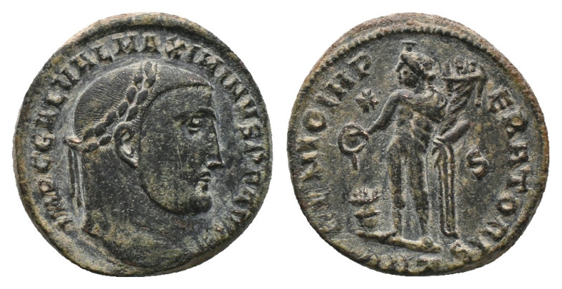 GALERIUS. Antioch. Follis (305-311 AD). Obv: IMP C GAL VAL MAXIMIANVS P F AVG La...