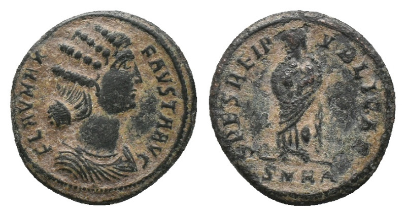 FAUSTA.Nicomedia. Follis. (Augusta, 324-326 AD). AE
Obv: FLAV MAX FAVSTA AVG. D...