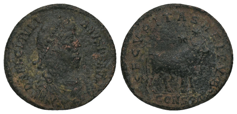 JULIAN II APOSTATA Constantinople. Follis. (361-363 AD). AE
Obv: D N FL CL IVLI...