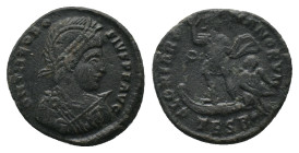 THEODOSIUS I. Thessalonica. Follis. (392-395 AD). AE. Condition : Good very fine.
Weight : 5.09 gr
Diameter : 21.21 mm