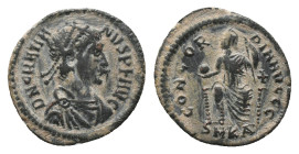 GRATIAN. Cyzicus. Follis. (367-383 AD). AE
Condition : Good very fine.
Weight : 2.02 gr
Diameter : 18.67 mm