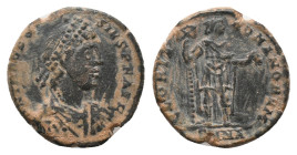ARCADIUS. Nicomedia. Follis. (367-383 AD). AE
Condition : Good very fine.
Weight : 5.81 gr
Diameter : 21.03 mm