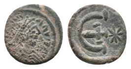 JUSTINIAN I (527-565 AD). Antioch. Pentanummium. Condition : Very fine.
Weight : 2.13 gr
Diameter : 15.07 mm