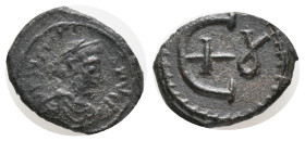 JUSTINIAN I (527-565 AD). Antioch. Pentanummium. Condition : Very fine.
Weight : 2.46 gr
Diameter : 13.15 mm
