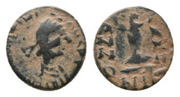 JUSTINIAN I (527-565 AD). Nicomedia. Decanummium. Condition : Very fine.
Weight : 1.97 gr
Diameter : 14.63 mm