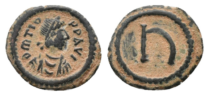 MAURICE TIBERIUS (582-602 AD). Constantinople
Pentanummium Condition : Very fin...