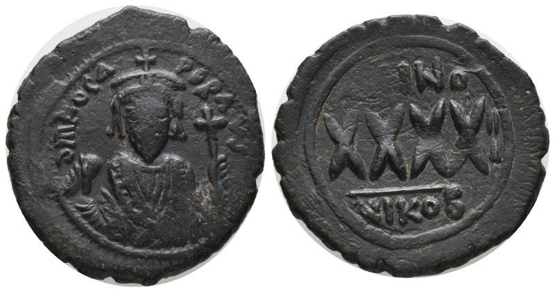 PHOCAS (602-610 AD). AE. Follis Nicomedia Condition : Very fine. Weight : 11.50 ...