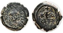 MAURICE TIBERIUS. Constantinople. Decanummium. (582-602 AD). AE. Condition : Good very fine.
Weight : 3.77 gr
Diameter : 17.08 mm