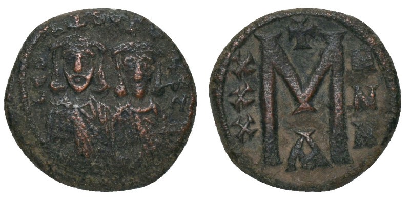 LEO IV with CONSTANTINE VI, CONSTANTINE V and LEO III., Constantinople. Follis. ...