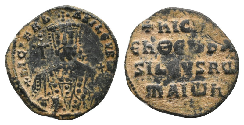 NICEPHORUS II PHOCAS. Constantinople. Follis. (963-969 AD). AE
Condition : Good...