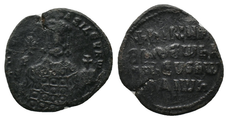 NICEPHORUS II PHOCAS. Constantinople. Follis. (963-969 AD). AE
Condition : Good...