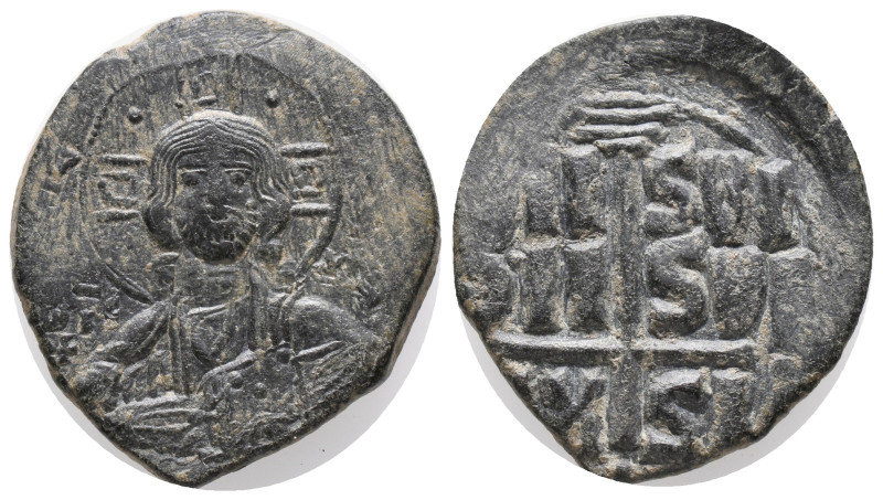 BASIL II & CONSTANTINE VIII. Constantinople. Follis. (976-1025 AD). AE. Class 2 ...