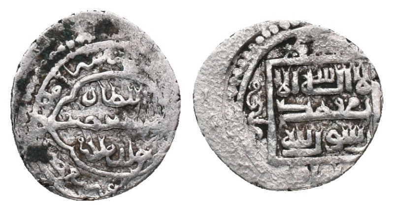 ILKHAN, Anushiravan, 1344-1356, AR 2 dirhams, Urmiya, AH750, A-2265, type E
Con...