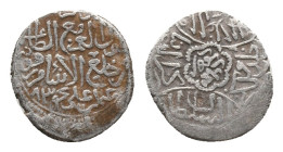 KARAMANID. Ibrahim (2nd Reign, AH 827-868 / AD 1423-1463) AR Dirham AH 834 (AD 1430/1) Konya mint
Condition : Good very fine.
Weight : 0.79 gr
Diam...