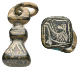 Collectable Items - Bronze stamp with bird ornament
11.86 GR26.26 MM