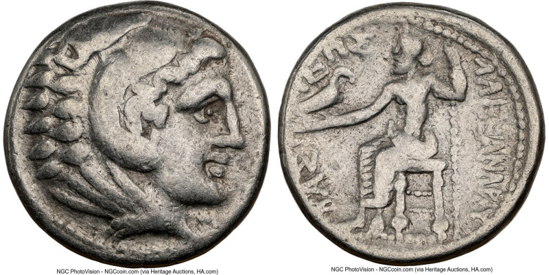 MACEDONIAN KINGDOM. Alexander III the Great (336-323 BC). AR tetradrachm (25mm, ...