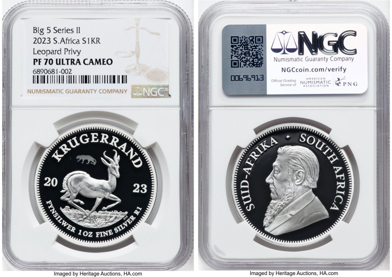 Republic 4-Piece Lot of Certified silver "Big 5 Series II" Issues 2023 NGC, 1) P...