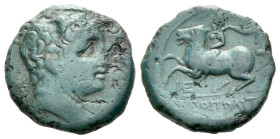 Campania , Neapolis Bronze circa 250-225