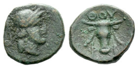 Lucania, Thurium Bronze After 300 - Ex Naville Numismatics sale 54, 2019, 24. From the E.E. Clain-Stefanelli collection.