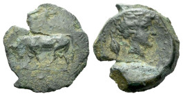 Sicily, Gela Uncia circa 420-405 - Ex Naville Numismatics sale 53, 2019, 36. From the E.E. Clain-Stefanelli collection.