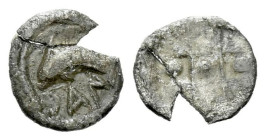 Sicily, Messana as Zankle Obol V century BC - Ex Naville Numismatics sale 48, 2019, 14 (part of). From the E.E. Clain-Stefanelli collection.
