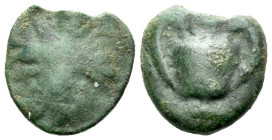 Sicily, Selinus Cast uncia circa 450-440