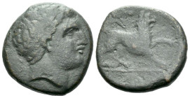 Sicily, Syracuse Bronze circa 317-289 - Ex Naville Numismatics sale 54, 2019, 43. From the E.E. Clain-Stefanelli collection.