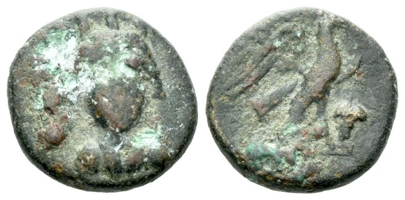 Troas, Abydus Bronze circa III century, Æ 13.00 mm., 2.42 g.

Minor spot of br...