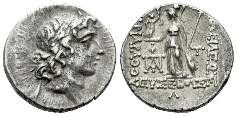 Kings of Cappadocia, Ariarathes V Eusebes Philopator Eusebia Drachm 163-162, AR ...