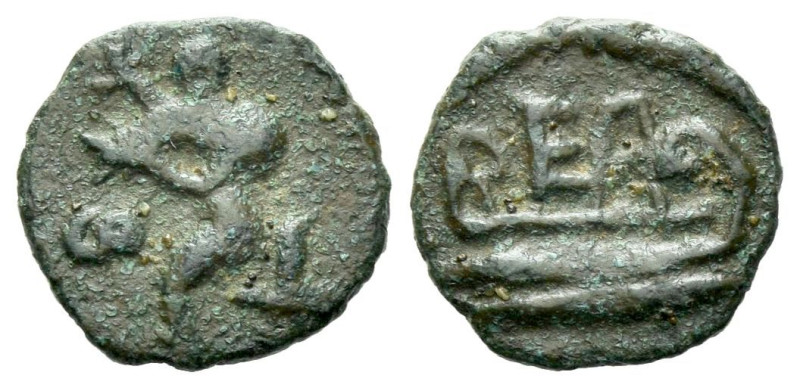 Phoenicia, Berythus Pseudo-autonomous issue, Bronze III century AD, Æ 10.00 mm.,...