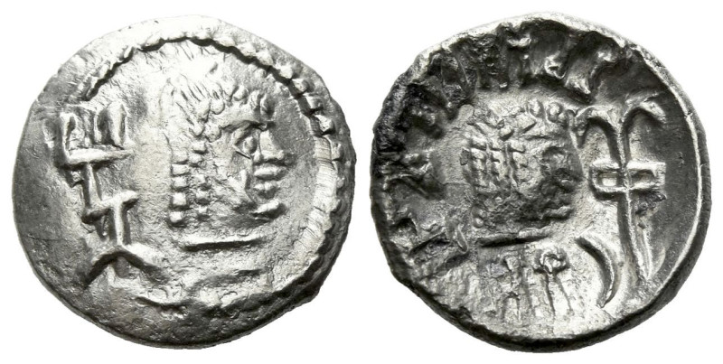 Arabia, Himyarites Uncertain mint Quinarius I century, Æ 14.00 mm., 1.56 g.

G...