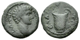 Aeolis, Elaea Commodus, 177-192 Bronze circa 177-192 - Ex Naville Numismatics sale 29, 2017, 226. From the E.E. Clain-Stefanelli collection.