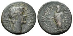 Phrygia, Cadi Claudius, 41-54 Bronze circa 41-54 - Ex Naville Numismatics sale 60, 2020, 140. From the E.E. Clain-Stefanelli collection.