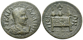 Pamphilia, Aspendus Gallienus, 253-268 Bronze circa 253-268 - Ex Naville Numismatics sale 42, 2018, 159. From the E.E. Clain-Stefanelli collection.