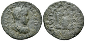 Pamphilia, Perge Philip II, 247-249 Bronze circa 247-249 - Ex Naville Numismatics sale 36, 2017, 242. From the E.E. Clain-Stefanelli collection.